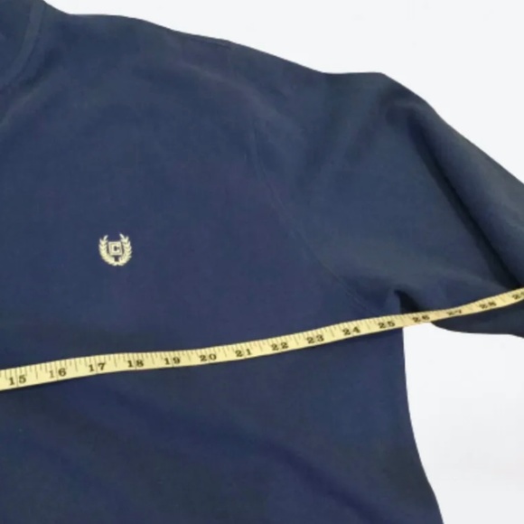 Chaps Men's Fleece Jacket Size XL Blue Full Zipper - Picture 3 of 4